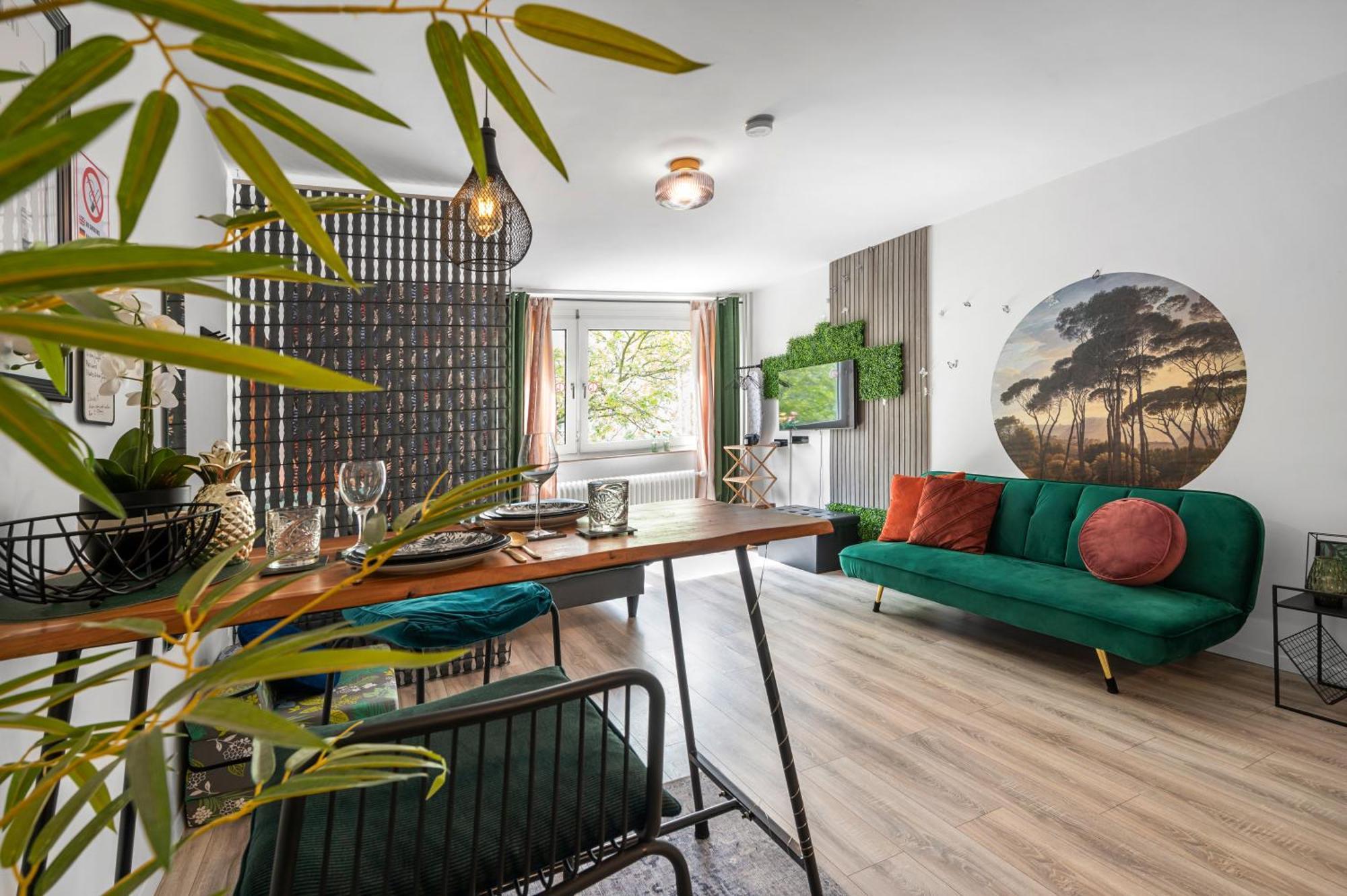 Urban Jungle Studio Apartment Offenbach am Main ภายนอก รูปภาพ
